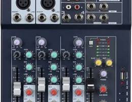 4 Channel live Mixer (Box-Pack)