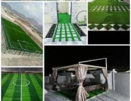 all types of artificial grass are available also supply and fixing