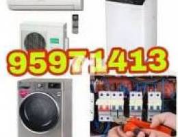 washing machine repair electric electrician plumber plumbing AC