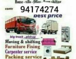 House shifting service carpenter labour  pekup Truck 3ton 7ton 10ton