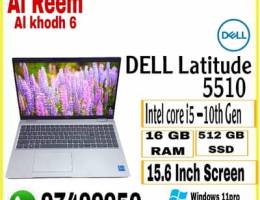 DELL 10th GENERATION CORE I5 16GB RAM 512GB SSD 15-6 INCH SCREEN