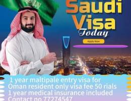 Saudi Arabia multiple visa in reasonable price