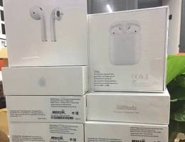 AirPods 2 للبيع جديد مع ضمان ابل سنة