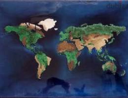 MIX Media Rezin World Map