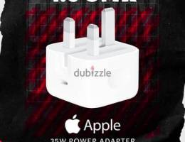 Apple 35w Power Adapter - شاحن ابل !