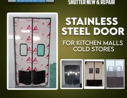 Stainless Steel Door For Kitchen Mall Cold Stores