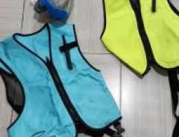 Snorkel Mask and Float Vests