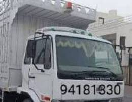 Truck for rent 3ton 7ton 10. ton hiap. all Oman services House sh