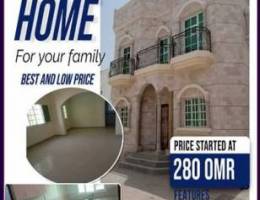 villa for rent in Al Amarat just 280 OMR