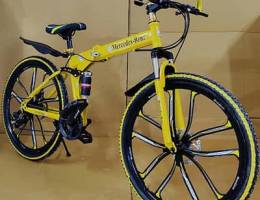 Yellow Foldable Cycle (Mercedes Benz) Fork Length: 29 Inch
