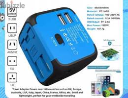 Travel Adapter with USB 2400ma (Brand-New)