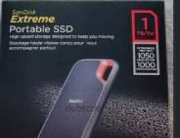SanDisk Extreme. Portable SSD High-speed 1TB / 1050 Mbps R/W 1000 Mbps