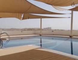 5MA12-Modern 2bhk flat for rent with sharing pool in Bousher شقة للايج