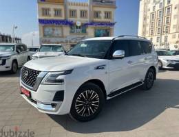 Nissan Patrol Platinum 2023 available for rent