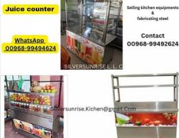 manufacturing juice counter
