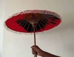 painted umbrella for decor