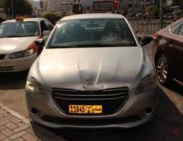 Silver Peugeot 301 2013 for immediate sale