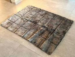 Soft grey ombré carpet 160x120cm