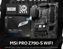 Msi Pro Z790-S Wifi Gaming Mother board - جيمينج مذربورد من ام اس اي !