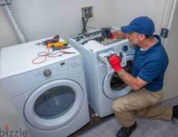 full automatic washing machine repair AC  plumber electric electrician