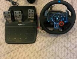 Logitech G29 steering wheel with shifter - rarely used