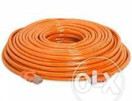 Orange Cat 6 Cable