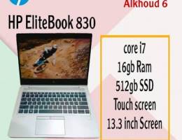 HP ELITEBOOK 830 CORE I7 16GB RAM 512GB SSD 13-5 INCH TOUCH SCREEN