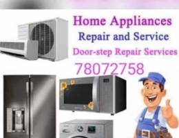 we deal with AC fridge automatic washing machine repair and service