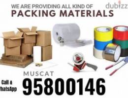 We have Packing materials, Carton Boxes, Bubble Roll, Lamination Roll,