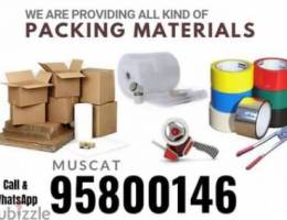 We have Packing materials, Stretch Roll, Tapes, Ropes, Foils,