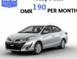 TOYOTA YARIS 2018 MODEL {for rent}