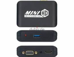 USB 3.0 to HDMI + VGA Adapter UL 1 (Box-Pack)
